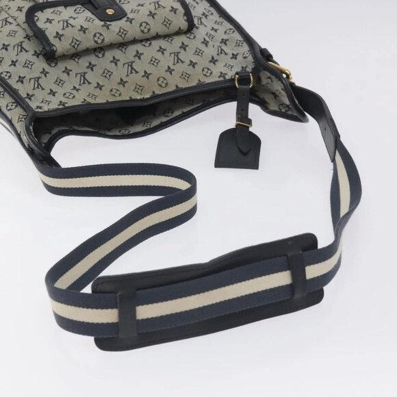 LOUIS VUITTON Monogram Mini Buzas Marie Kate Bag Blue M92320 Auth 131141 - Picture 8 of 16